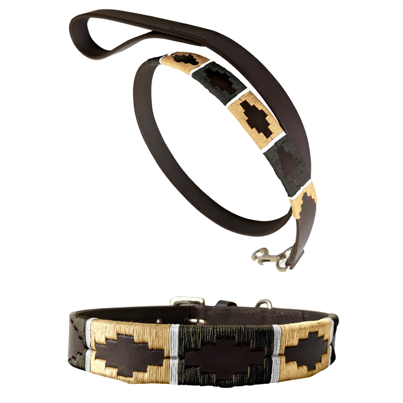 BARILOCHE | Polo Dog Collar & Lead Set
