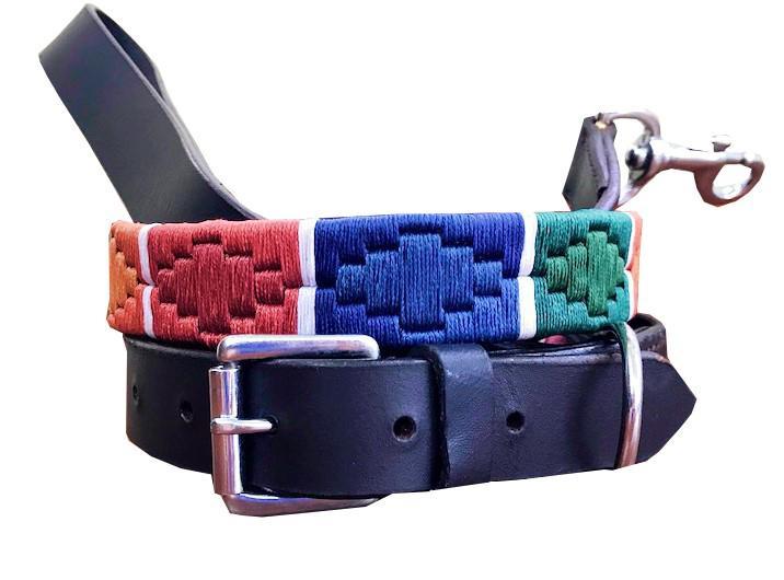 LA PAMPA | Polo Dog Collar & Lead Set