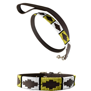 MALARGÜE | Polo Dog Collar & Lead Set