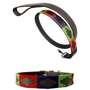 PUIGGARI | Polo Dog Collar & Lead Set