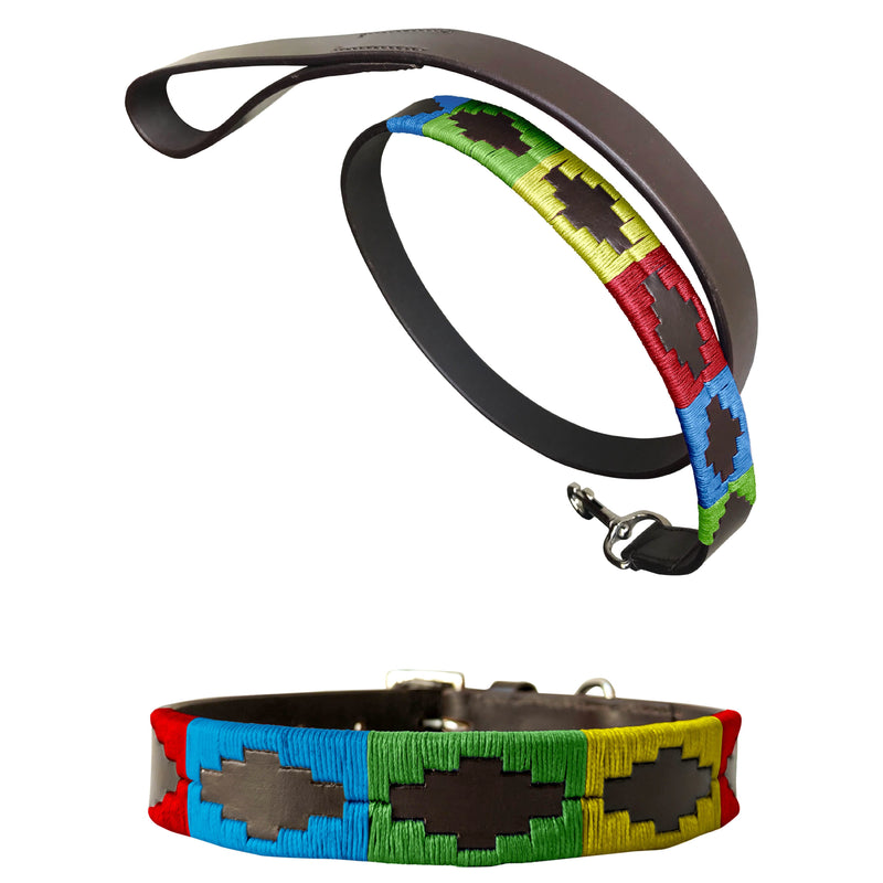 NUEVA | Polo Dog Collar & Lead Set