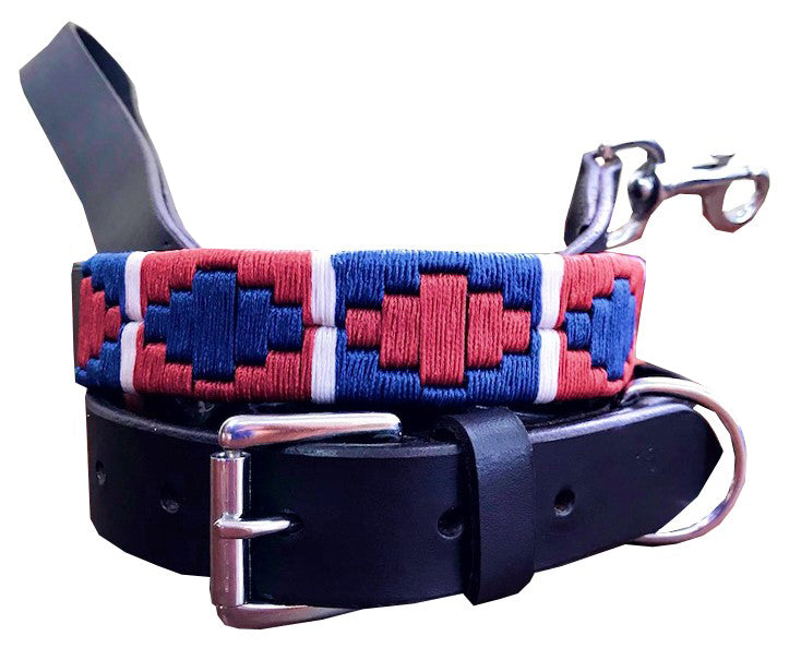 CORONEL SUÁREZ - Polo Dog Collar & Lead Set