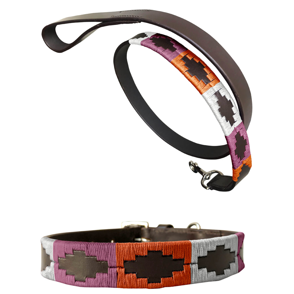 SANTA ISABEL - Polo Dog Collar & Lead Set