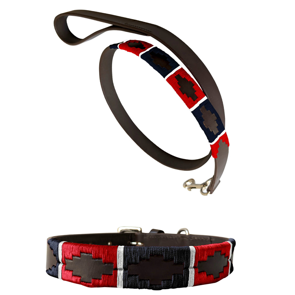 GUATRACHÉ - Polo Dog Collar & Lead Set